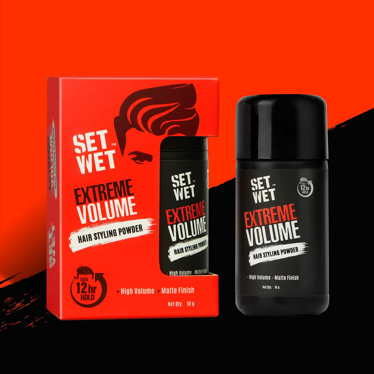 Set Wet Extreme Volume Hairstyling Powder 10g |12 Hour Strong Hold & Matte Finish |Hair Volumizing Powder Wax