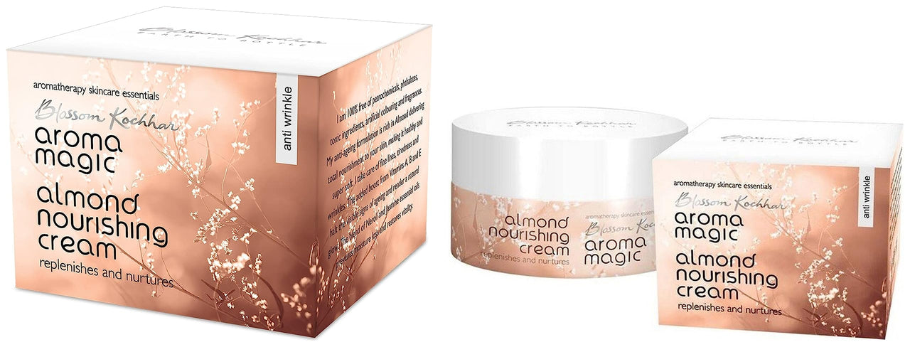 Aroma Magic Almond Nourishing Cream, 50gm And Aroma Magic Almond Nourishing Cream 200 gm