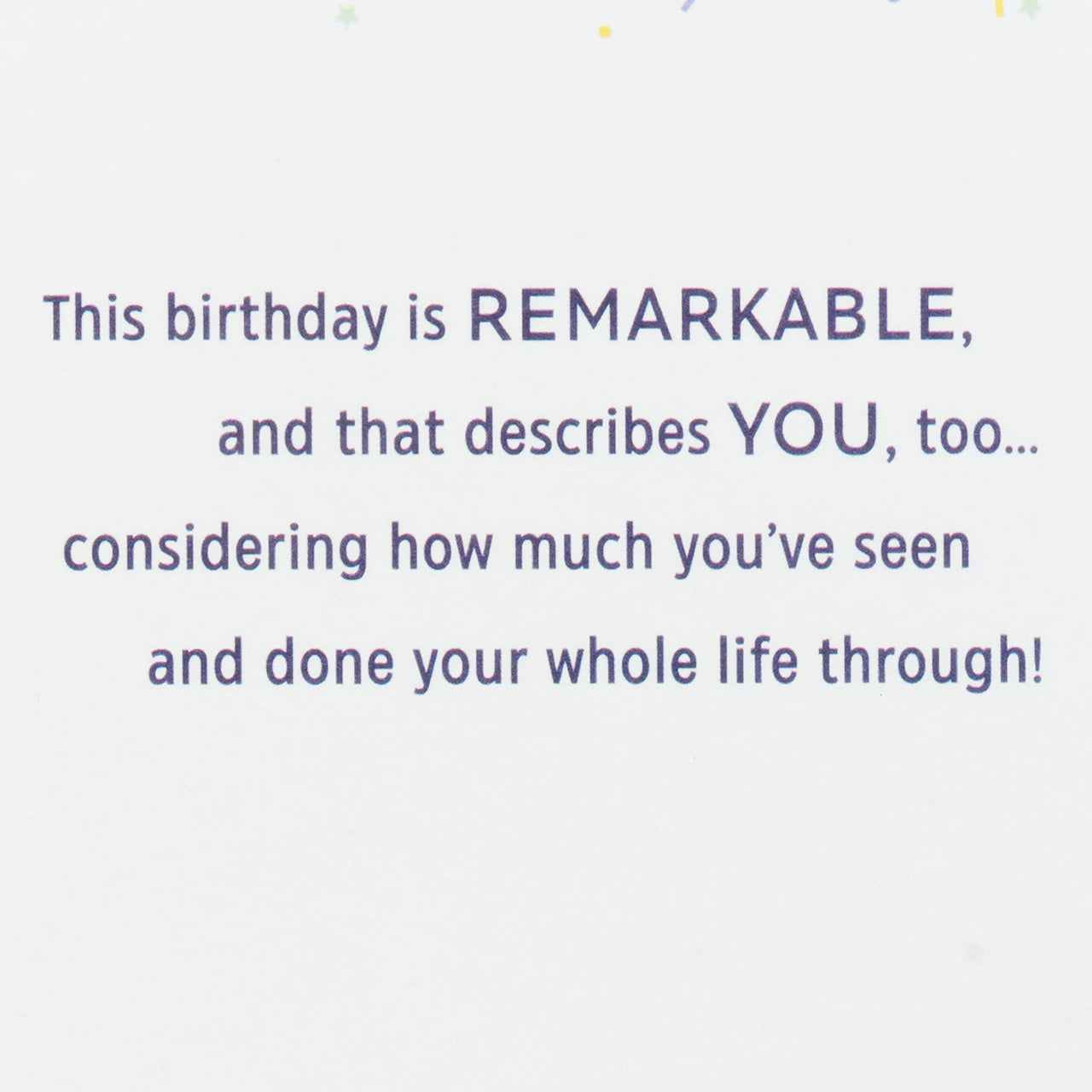 Hallmark 100th Birthday Card (100 Years Amazing)