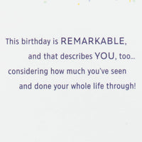 Hallmark 100th Birthday Card (100 Years Amazing)