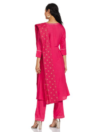 Amazon Brand - Myx Women's  Rayon Salwar Suit