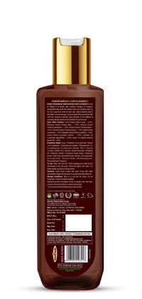 Khadi Organique Onion Argan Hair Cleanser Anti-frizz Protects With UV Rays Rejuvenates Hair Follicles 200 ML (Pack of 1)