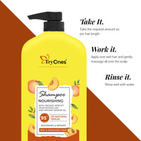 TryOnes nourishing shampoo Extraordinary Oil Nourishing Shampoo For Dry & Dull Nourishing Moisturizing 1000 ml