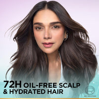 L’Oréal Paris Hyaluron Pure 72H Purifying Shampoo, For oily scalp & dry hair with salicylic and hyaluronic acid, 800 ml