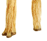 ALKAR MART Women and men silk solid duppatta,chunni with golden gotta patti border