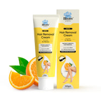Bloom - Hair Removal Cream (Orange) - with Spatula (100gm)