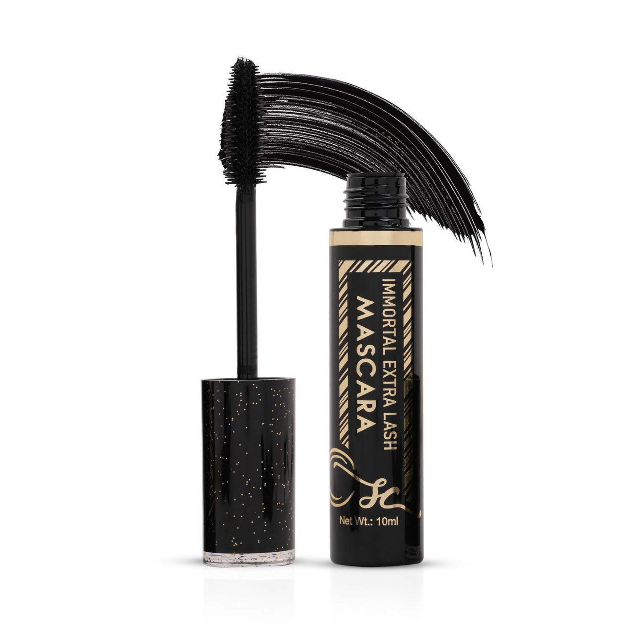 Shryoan Immortal Extra Lash Mascara | Long Lasting | Smudge Proof | Waterproof, For Volumizing Lashes (10ml)