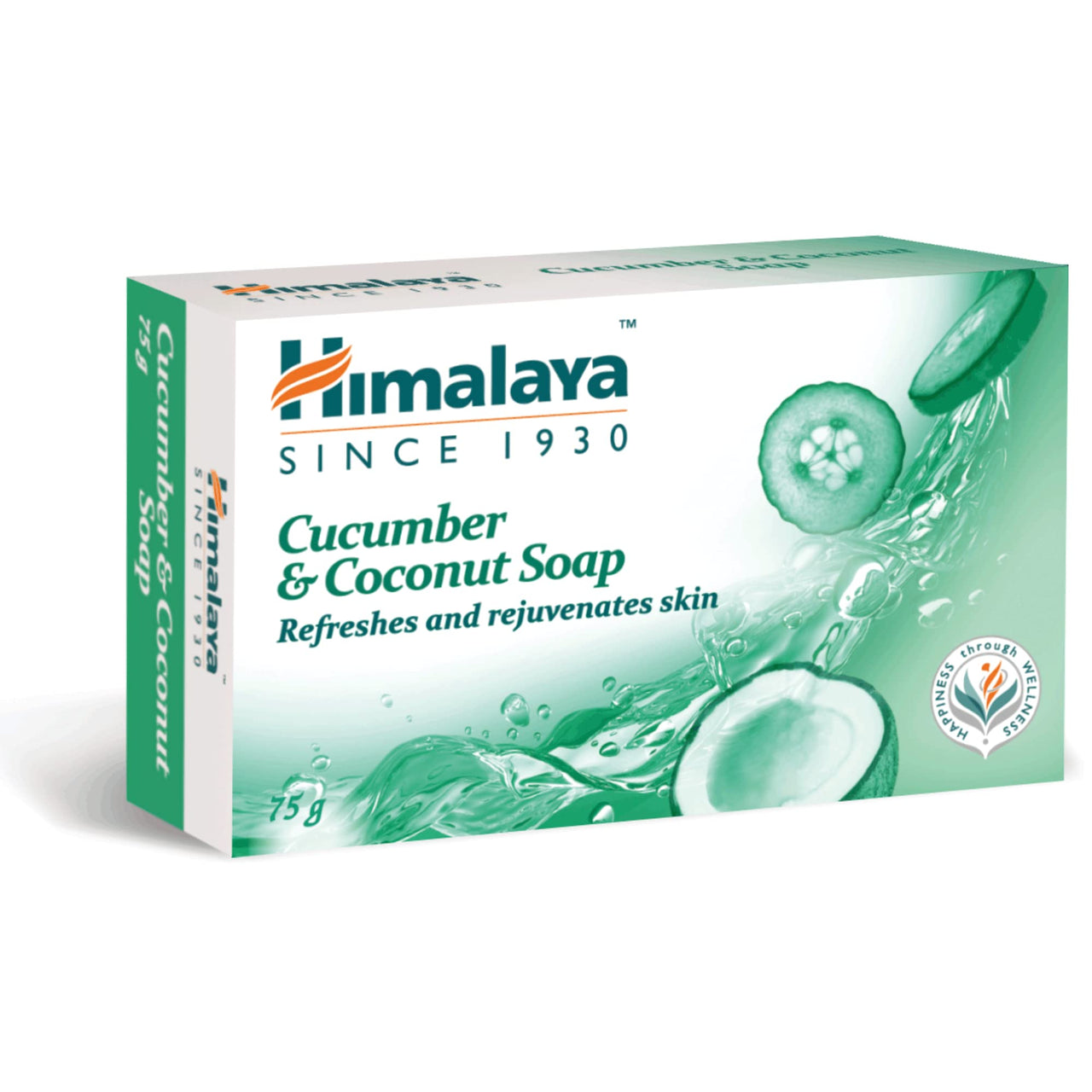 Himalaya Herbals Refreshing Cucumber Soap & Coconut Soap, 75gm