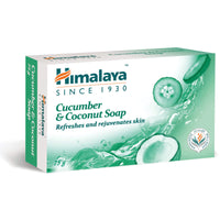 Himalaya Herbals Refreshing Cucumber Soap & Coconut Soap, 75gm