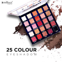 Shryoan Nude Colors Eye Shadow | 25 Color Eyeshadow Palette | High Pigmentation | Smooth Blending |Everyday and Professional Use, Paraben-Free