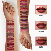 Swiss Beauty Ultra Smooth Matte Lip Liquid Lipstick, Smooth Lip Color, Weightless Finish, Silky Matte Finish, Shade- Romantic, 6ml
