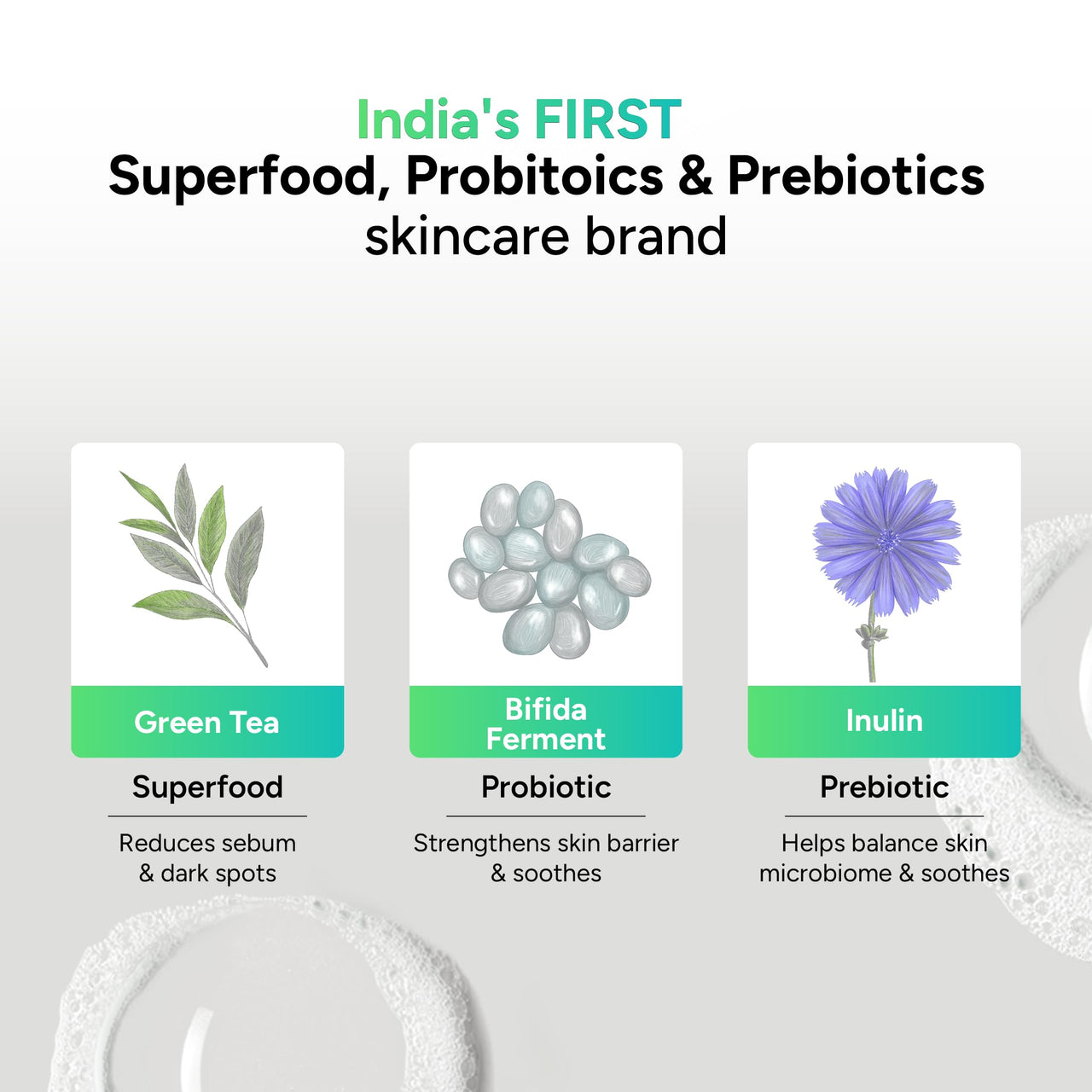 Gabit Salicylic Acid Face Wash for Oily, Acne Prone Skin | Deeply Cleanse Pores, Exfoliates & Non-drying | Green Tea, ProVitamin B5, Zinc PCA | For Men & Women | Free of Sulphates, Soap & Oil | 100 ml