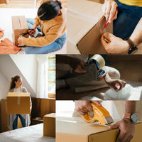 Art3d 6 Rolls Carton Sealing Tape Heavy Duty, Clear Packing Tape, 1.88