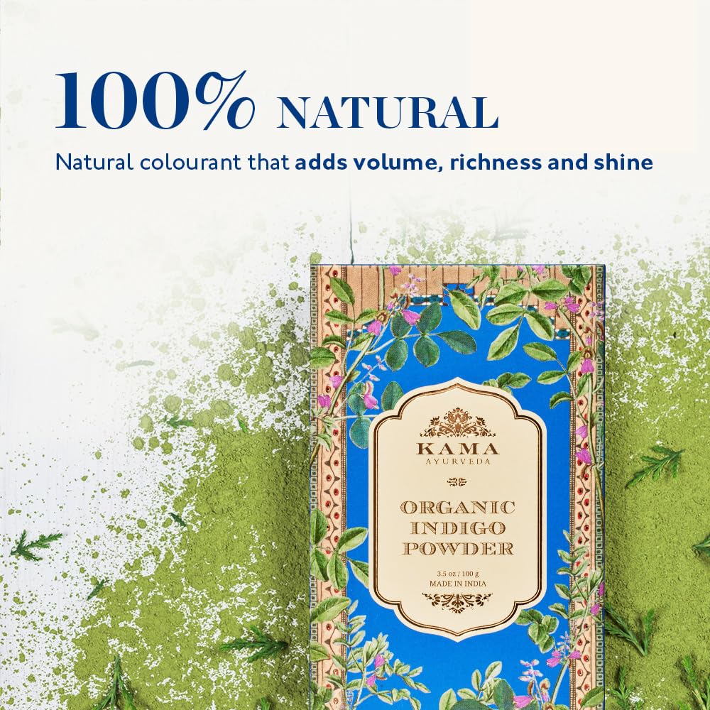 Kama Ayurveda Organic Indigo Powder, 100g