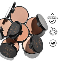 Mila Beauté Perfecting Compact Powder | Natural Matte Finish| Longstay with SPF 15 | Minimized Pores and Finelines | Controls Shine | Lightweight Compact Powder | Shade - (201 Natural, 16g)