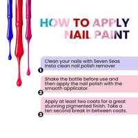 Seven Seas Easy Gel Nail Polish, Intense Glossy Finish, Hydrating Formula, Rich Pigmented, Quick Dry (205, 10ml)