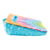 3C4G THREE CHEERS FOR GIRLS by Make It Real - Tie Dye Lap Desk - Laptop Desk with Tablet, Phone, or Device Holder - Lap Desk for Kids with Pillow Cushion