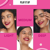 SUGAR POP Matte Lipcolour | Lasts Upto 8 hrs l Red Lipstick for Women l Vitamin E Infused | Non-Drying, Smudge Proof, Long Lasting | 1.6ml - 08 Crimson (Dark Ruby)