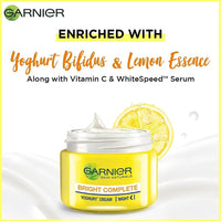 Garnier Skin Naturals, Night Cream, Anti-Dark Spots & Brightening, Bright Complete Vitamin C Yoghurt, 40 g