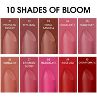 Moon Duchess Matte Perfection Lipstick, Strong Pay-off with Color Lock Technology for a Transfer-Proof and Anti-Darkening Charm with SPF, 24 Hour Moisturisation with Vitamin E-4.2g (Maddalyni, 4.2 g)