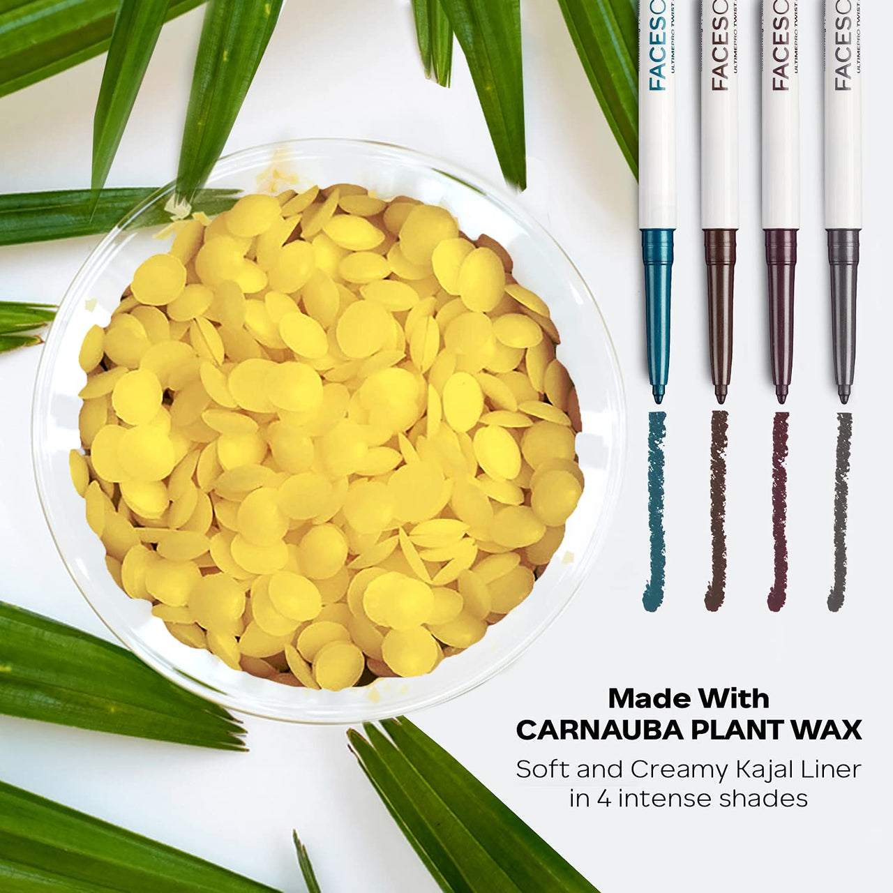 FACES CANADA Ultime Pro Twist Eye Kajal Liner - Brown, 0.35g | High Impact Intense Color In 1 Stroke | 24HR Long Stay | Matte Finish | Soft Texture | Waterproof & Smudgeproof | Made With Carnauba Wax