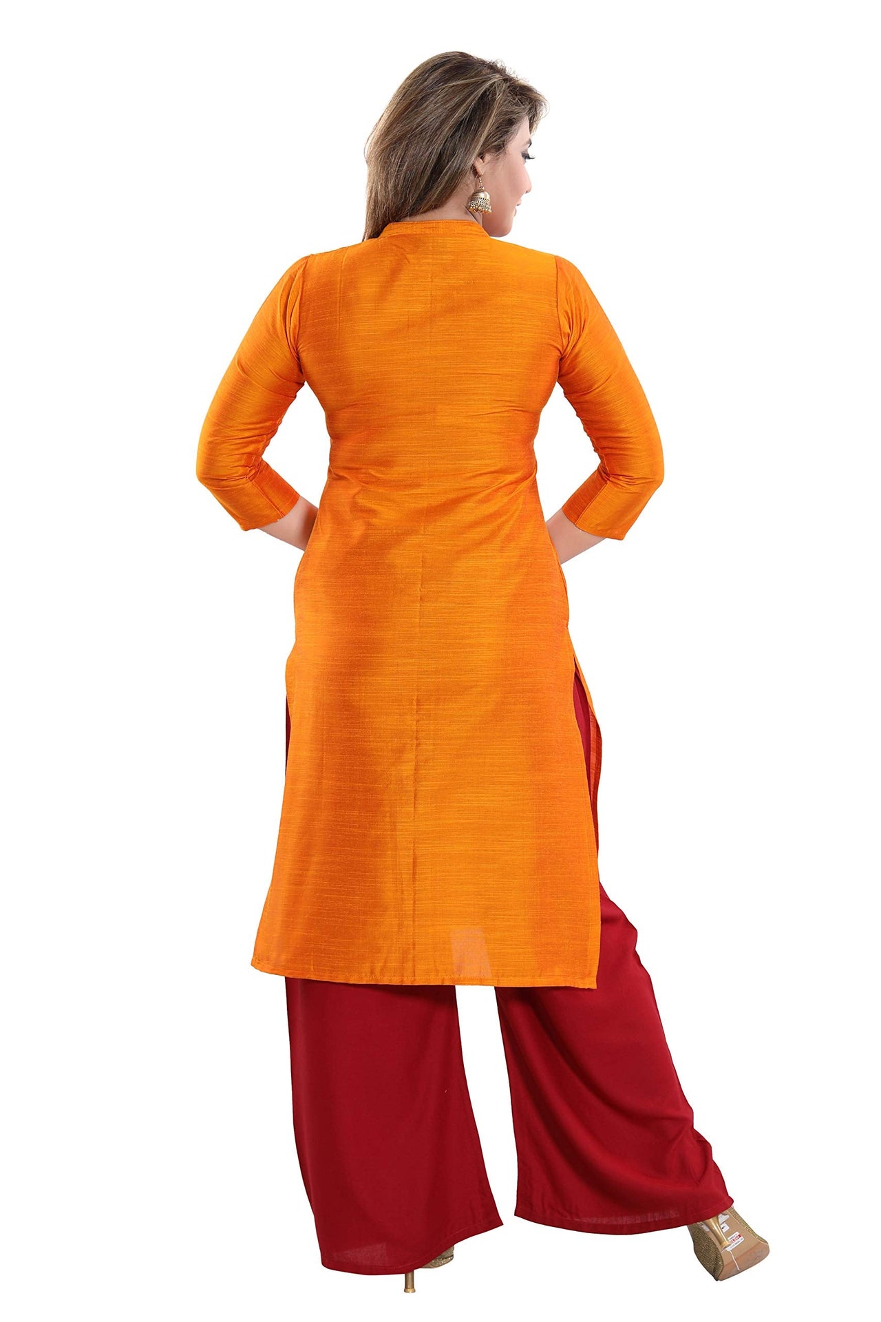 DREAM & DZIRE Women's  Silk Straight Kurti for All