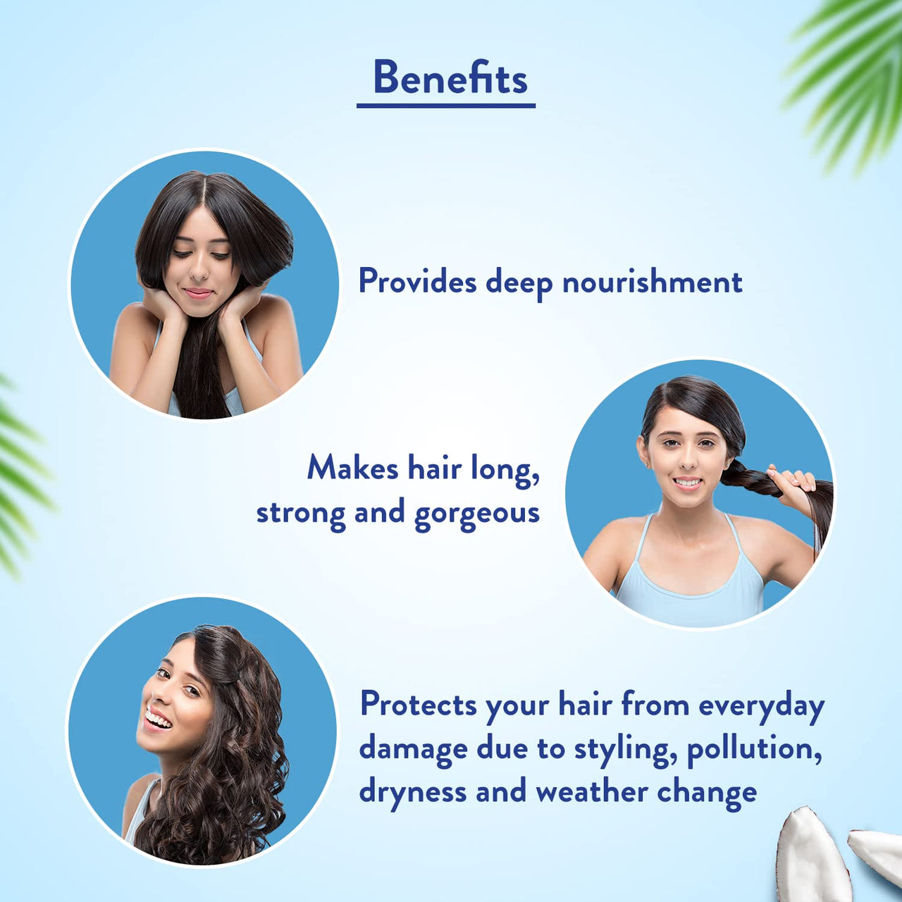 Parachute Advansed Hair Cream,Anti Hairfall |Hair Cream After Shower |Non Sticky Oil Replacement Hair Cream100G Pack Of 3(300G) & Advansed Gold Coconut Hair Oil, 400 Ml