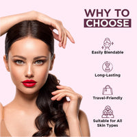 Orgatre Moodbliss Lip, Cheek & Eye Tint with Goodness of Kojic Acid & Retinol (Crimson Kiss, 8GM)