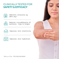 EQUALSTWO Body Firming Cream, Anti-Cellulite Cream for Skin Tightening & Elasticity, Enriched with Vitamin C, Shea Butter, Logan Fruit, & Lotus Flower Extract, PH 5.5, Dermatologically Tested, 100ml (Pack 2)