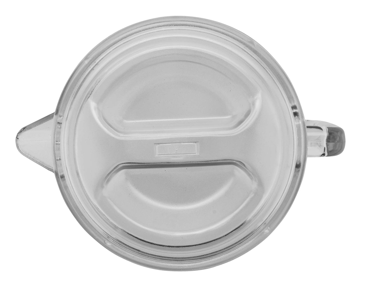 G.E.T. P-3064-1-CL-EC Heavy-Duty Shatterproof Plastic 2 Quart Pitcher with Lid, BPA Free (64 Ounce), Clear