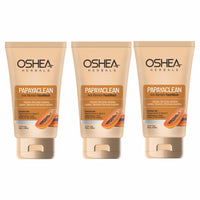 Oshea Herbals Papayaclean Anti Blemishes Gel Face Wash for Women & Men | Hydrating Face Wash for All Skin Types | Lightens Blemishes & Brightens Skin with Papaya Extracts & Vitamin E - 150gm (Pack of 3)
