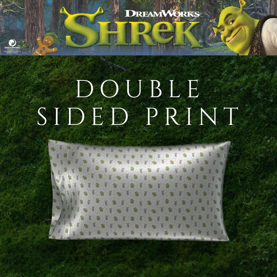 Squishmallows Bedding Silky Satin Standard Beauty Silky Satin King Size Pillowcase Cover 20x36 for Hair and Skin, (Officially Licensed Product) Squishmallows - Sleepy Mallow King (U.S. Standard)