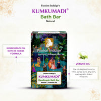 Passion Indulge Kumkumadi Natural Handmade Bath Bar & Kumkumadi Natural Face Mudd Pack For Skin Glow, Shine & Brightness with Saffron, Vetiver Oil and 16 Herbs