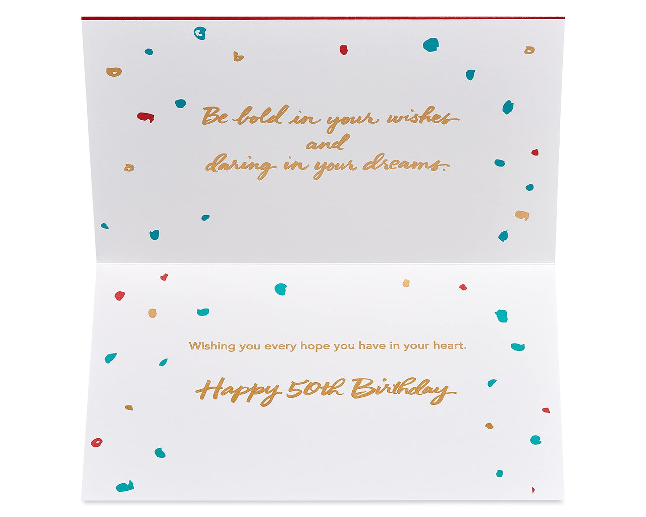 American Greetings 50th Birthday Card (Be Bold) Be Bold