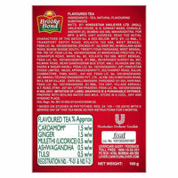 Red Label Brooke Bond Natural Care Tea, With 5 Ayurvedic Ingredients, Ginger, Leaf, 100 Gram
