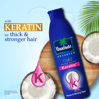 Parachute Advansed Gold Keratin Coconut Hair Oil | Thick & Smooth Hair| No Paraben or Silicone | 300ml