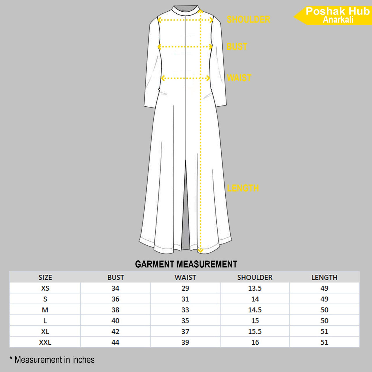 Poshak Hub Women's  Cotton Anarkali Kurta