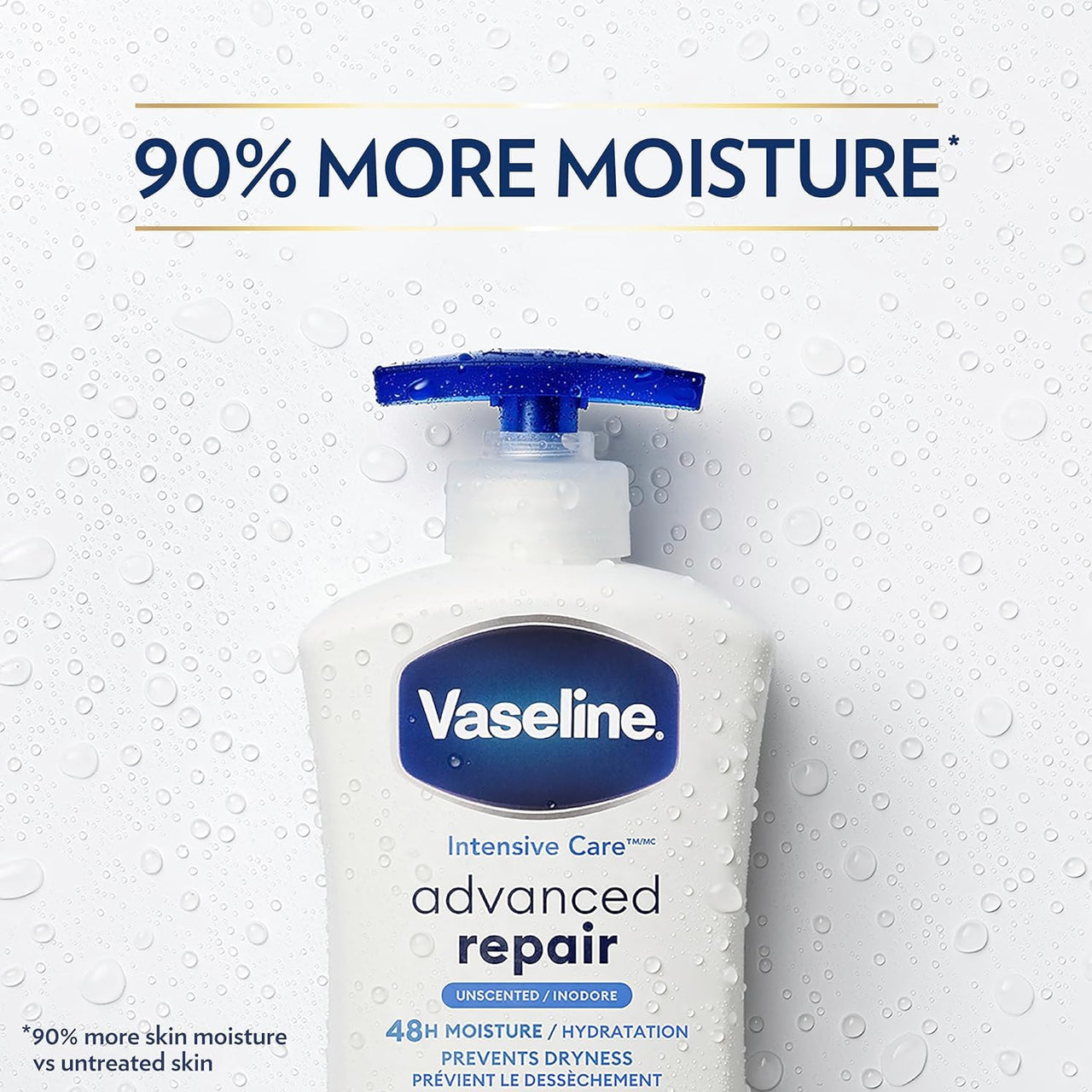 Vaseline Intensive Care Advanced Repair Lotion - Fragrance Free - 20.3 oz, 2 pk