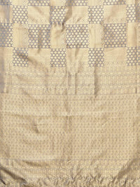 Satrani Women's Jacquard Poly Silk Saree With Unstitched Blouse Piece