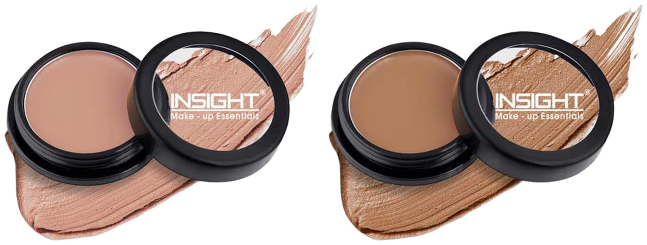INSIGHT Makeup Concealer | HD Look | Full Coverage Waterproof | Minimize Fine Lines | Medium Coverage & Cream All Matte Finish Medium, 1 Count