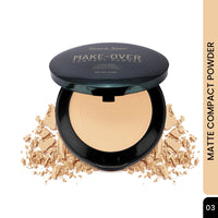 Seven Seas Make-Over Oil Control Compact Powder for Women (03 Natural, 43.4G)