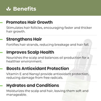 Avimee Herbal Rosemary Essential Hair Oil with Vit E & Nansyl | For Hair Growth & Hair Fall Control, Now Make Any Oil Hair Growth Oil | Clinically Approved Efficacy | 15ml