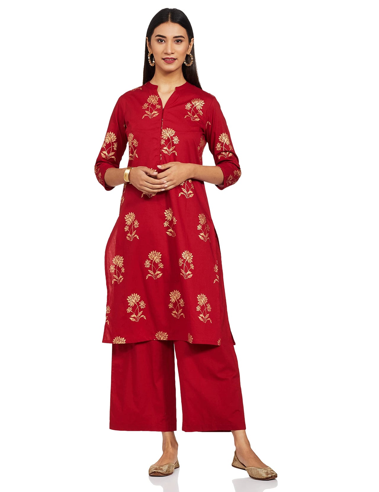 Amazon Brand - Tavasya Women's  Cotton Salwar Suit