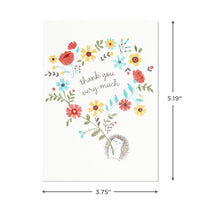 Hallmark Baby Shower Thank You Cards Assortment, Woodland Animals (48 Cards with Envelopes for Baby Boy or Baby Girl) Deer, Owl, Bear, Fox