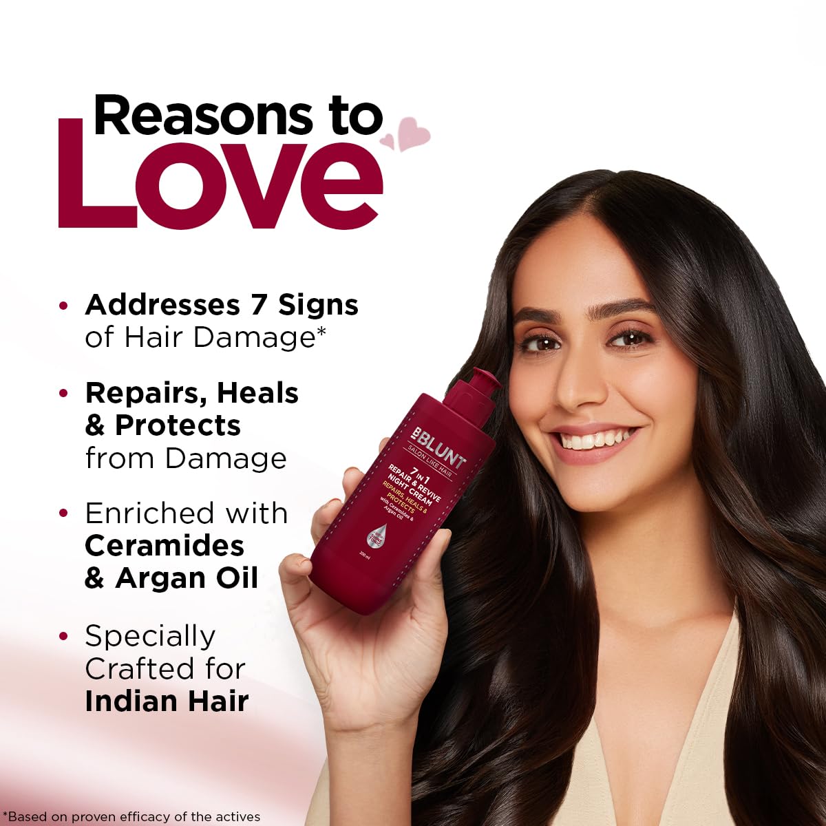 BBLUNT 7 in 1 Repair & Revive Night Cream to Heal & Protect Hair Overnight - 200ml|Addresses 7 Signs of Hair Damage | Reduces Frizz & Dullness | Enriched with Ceramides & Argan Oil | For Men & Women