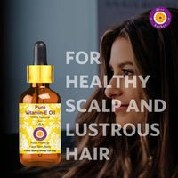 Deve Herbes Vitamin E Oil with Glass Dropper for Healthy Skin, Hair & Nails | Pure | Non-Sticky | Non-greasy | Lightweight | All Skin Types | Men and Women 50ml