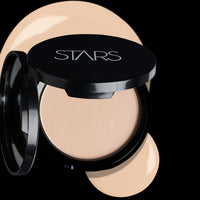 Star Cosmetics Photo Fix Matte Finish 2 In 1 Powder Foundation Personal & Professional Long Lasting Water Proof Highly Pigmented Full Coverage Face Make Up Foundation For All Skin Types (Almond) 9g