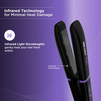 BBlunt Pro Titanium Glide Hair Straightener With 5 Temperature Settings And Infrared Technology For 1.6X Better Hair Smoothness((Titanium floating plates)