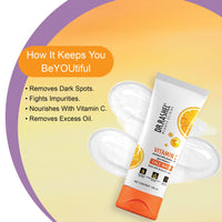 DR.RASHEL Vitamin C Face Wash Enriched with Goodness of Vitamin C with No Parabens, SLS, Silicones & Colour (100 ml)