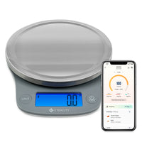 Etekcity Nutrition Smart Food Kitchen Scale, Digital Ounces and Grams for Cooking, Baking, Meal Prep, Dieting, and Weight Loss, 11 Pounds-Bluetooth, 304 Stainless Steel Smart Nutrition Scale